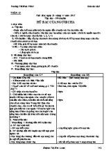 Giáo án Lớp 3 - Tuần 15 - Năm học 2012-2013